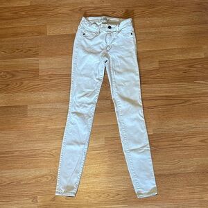 Abercrombie & Fitch Light Grey Jean Leggings